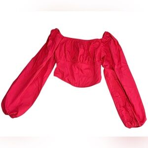 Japna Pink Off-Shoulder Top